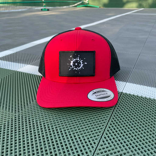 Pickleball Smash - Removable Patch - Pull Patch - Removable Patches For Authentic Flexfit and Snapback Hats