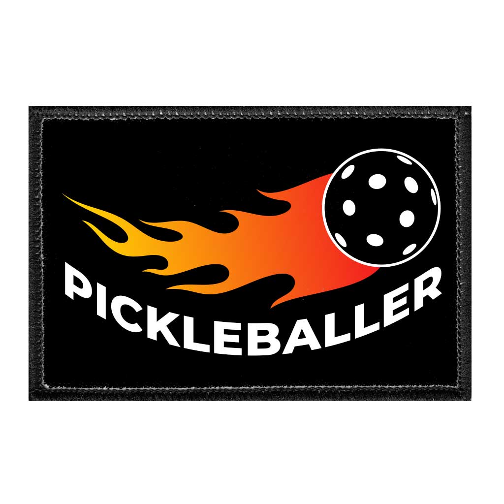 Pickleballer - Removable Patch - Pull Patch - Removable Patches For Authentic Flexfit and Snapback Hats