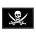 Pirate Calico "Jack" Rackham Flag - Removable Patch - Pull Patch - Removable Patches That Stick To Your Gear
