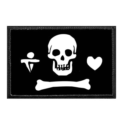 Pirate Stede Bonnet Flag - Removable Patch - Pull Patch - Removable Patches That Stick To Your Gear