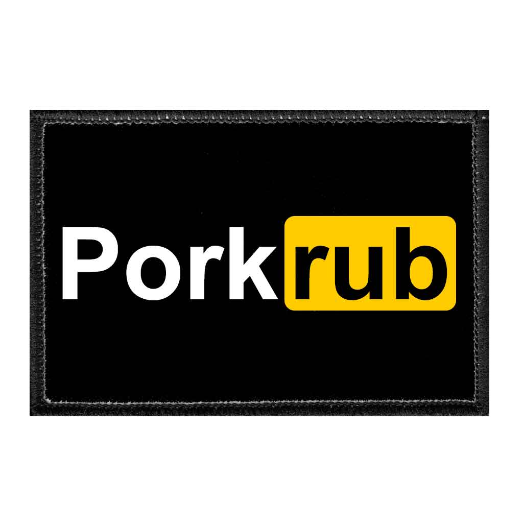Pork Rub - Removable Patch - Pull Patch - Removable Patches For Authentic Flexfit and Snapback Hats