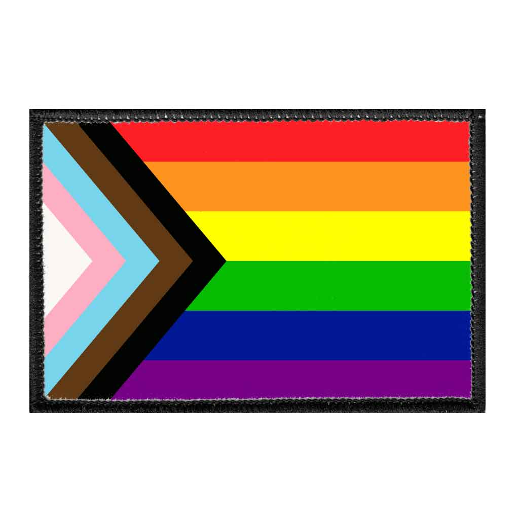 Pride Flag Redesign - Removable Patch - Pull Patch - Removable Patches For Authentic Flexfit and Snapback Hats