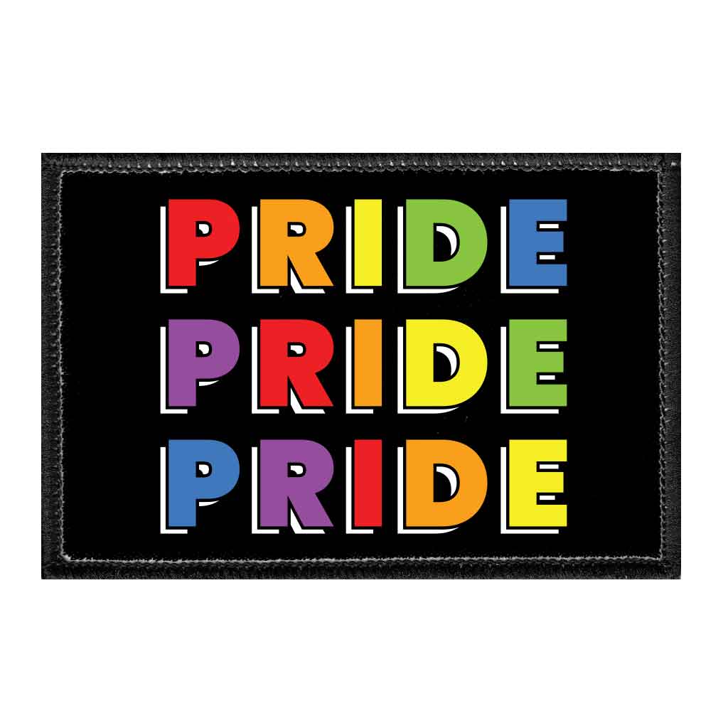 Pride - Rainbow - Removable Patch - Pull Patch - Removable Patches For Authentic Flexfit and Snapback Hats