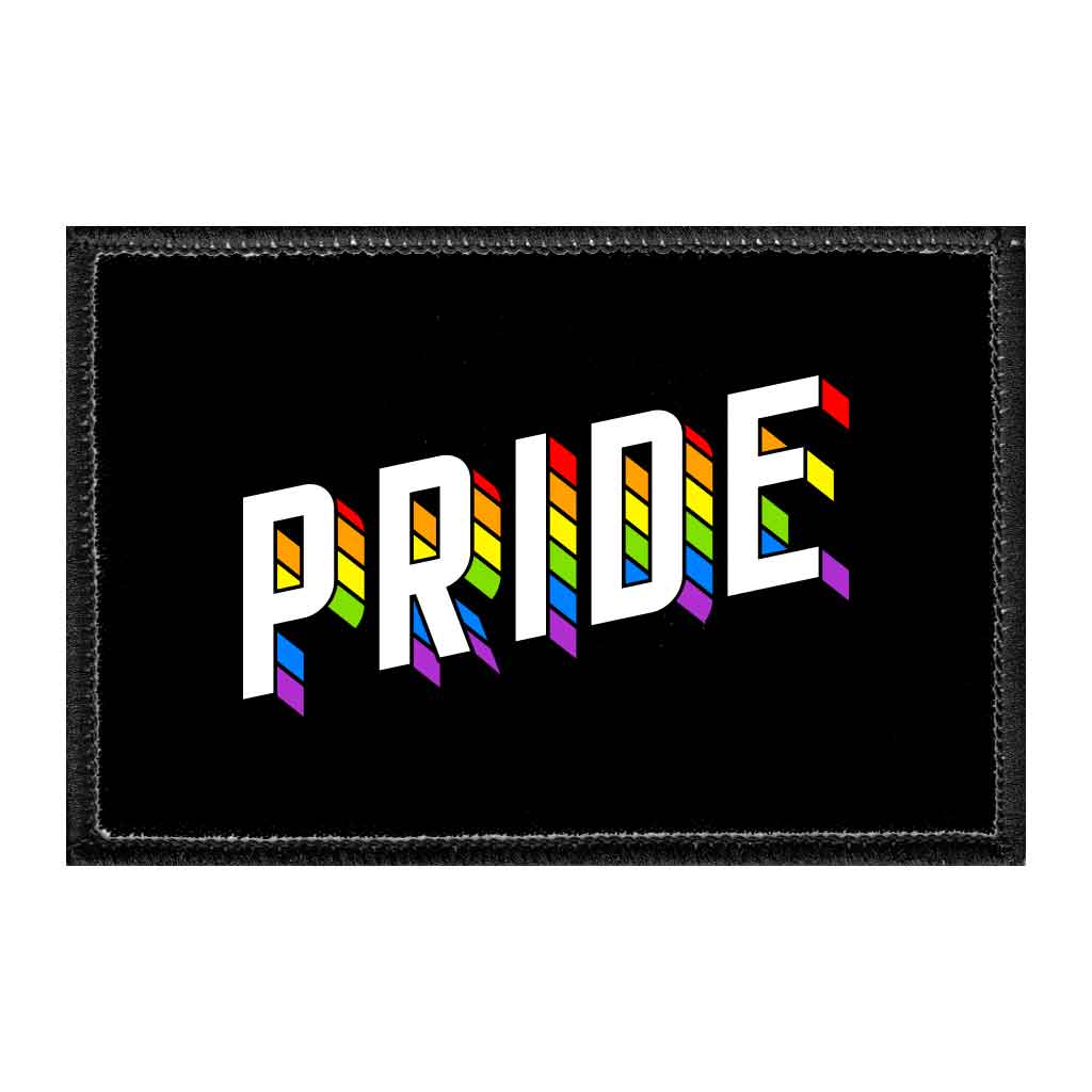 Pride - Removable Patch - Pull Patch - Removable Patches For Authentic Flexfit and Snapback Hats
