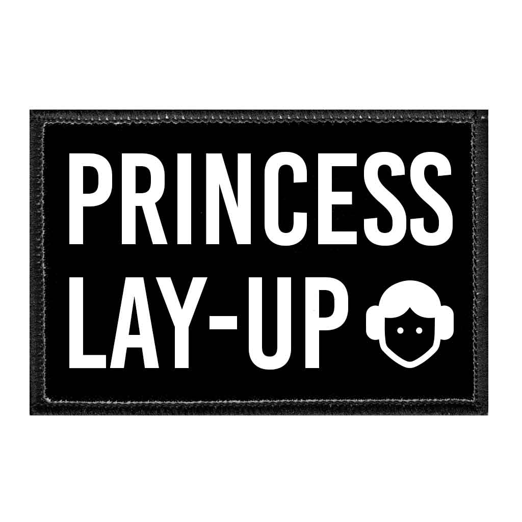 Princess Lay-Up - Removable Patch - Pull Patch - Removable Patches For Authentic Flexfit and Snapback Hats