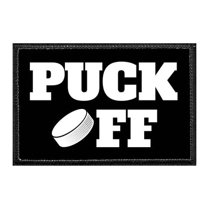 Puck Off - Removable Patch - Pull Patch - Removable Patches For Authentic Flexfit and Snapback Hats