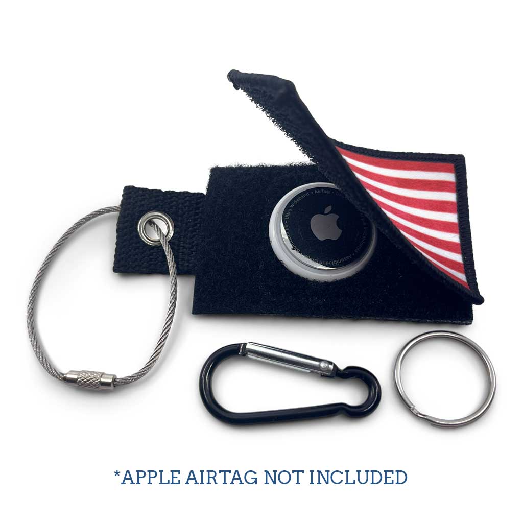 Apple AirTag Case Pull Patch Tagtrac - Pull Patch - Removable Patches For Authentic Flexfit and Snapback Hats
