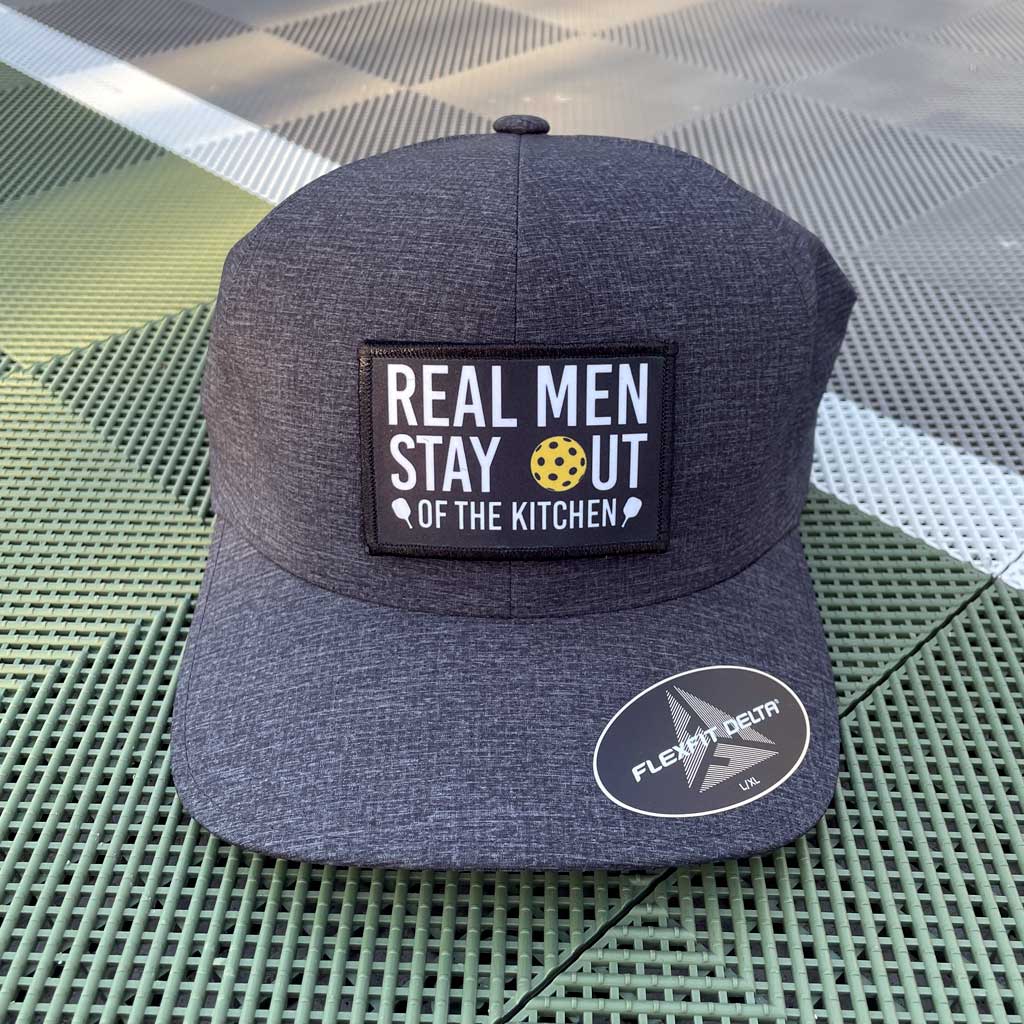 Real Men Stay Out Of The Kitchen - Removable Patch - Pull Patch - Removable Patches For Authentic Flexfit and Snapback Hats
