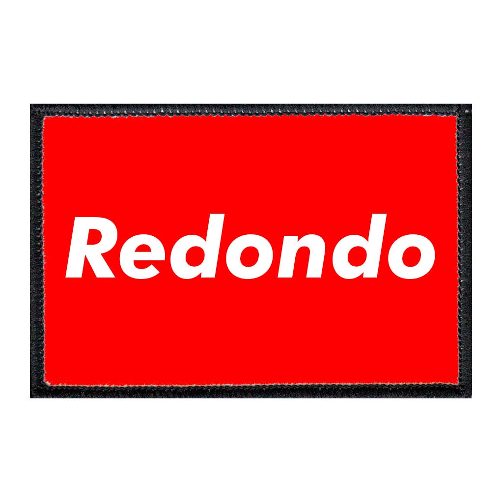 Redondo Red - Removable Patch - Pull Patch - Removable Patches For Authentic Flexfit and Snapback Hats