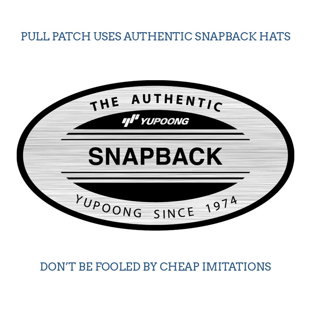 Retro Trucker 2-Tone Pull Patch Hat By Snapback - Black and White - Pull Patch - Removable Patches For Authentic Flexfit and Snapback Hats