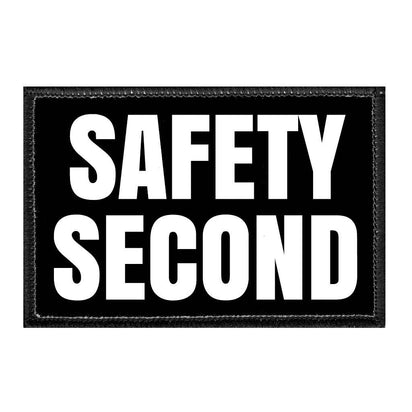 Safety Second - Removable Patch - Pull Patch - Removable Patches For Authentic Flexfit and Snapback Hats
