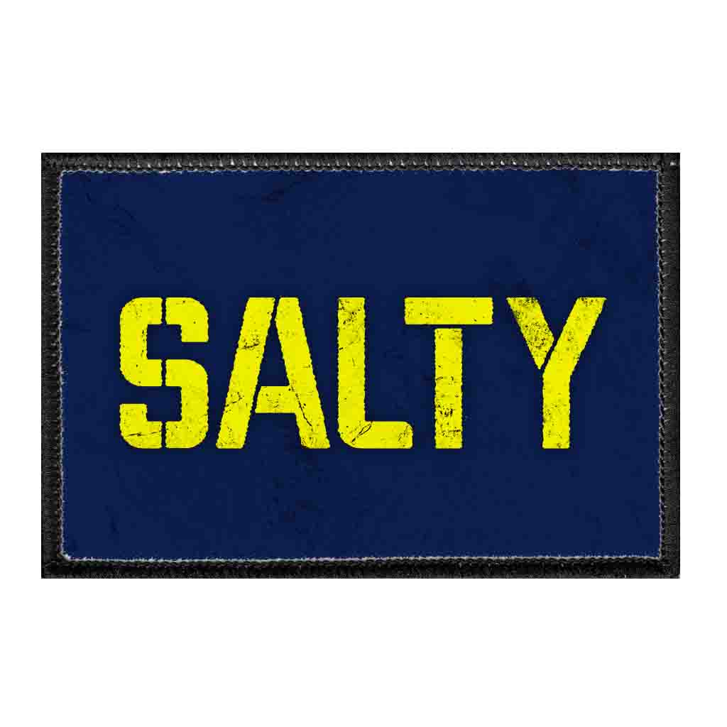 Salty - Removable Patch - Pull Patch - Removable Patches That Stick To Your Gear