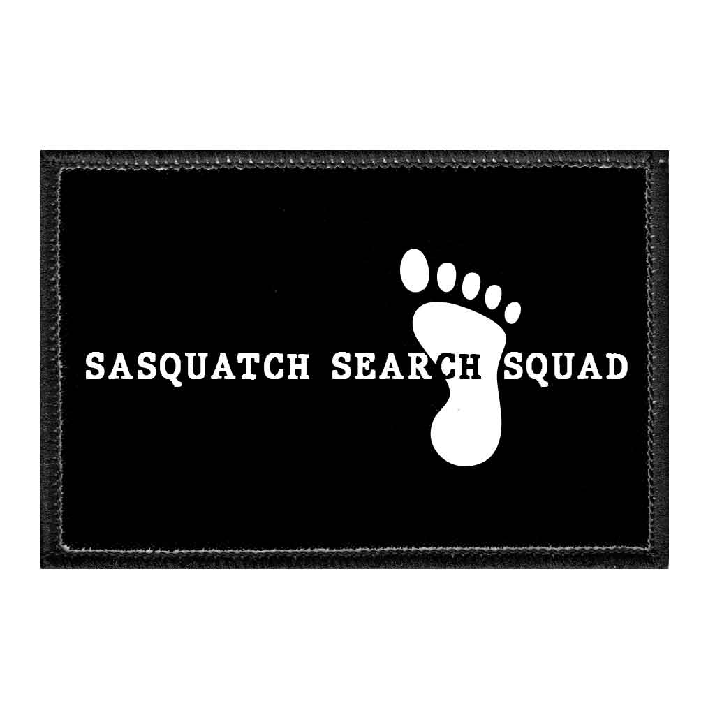 Sasquatch Search Squad - Removable Patch - Pull Patch - Removable Patches That Stick To Your Gear