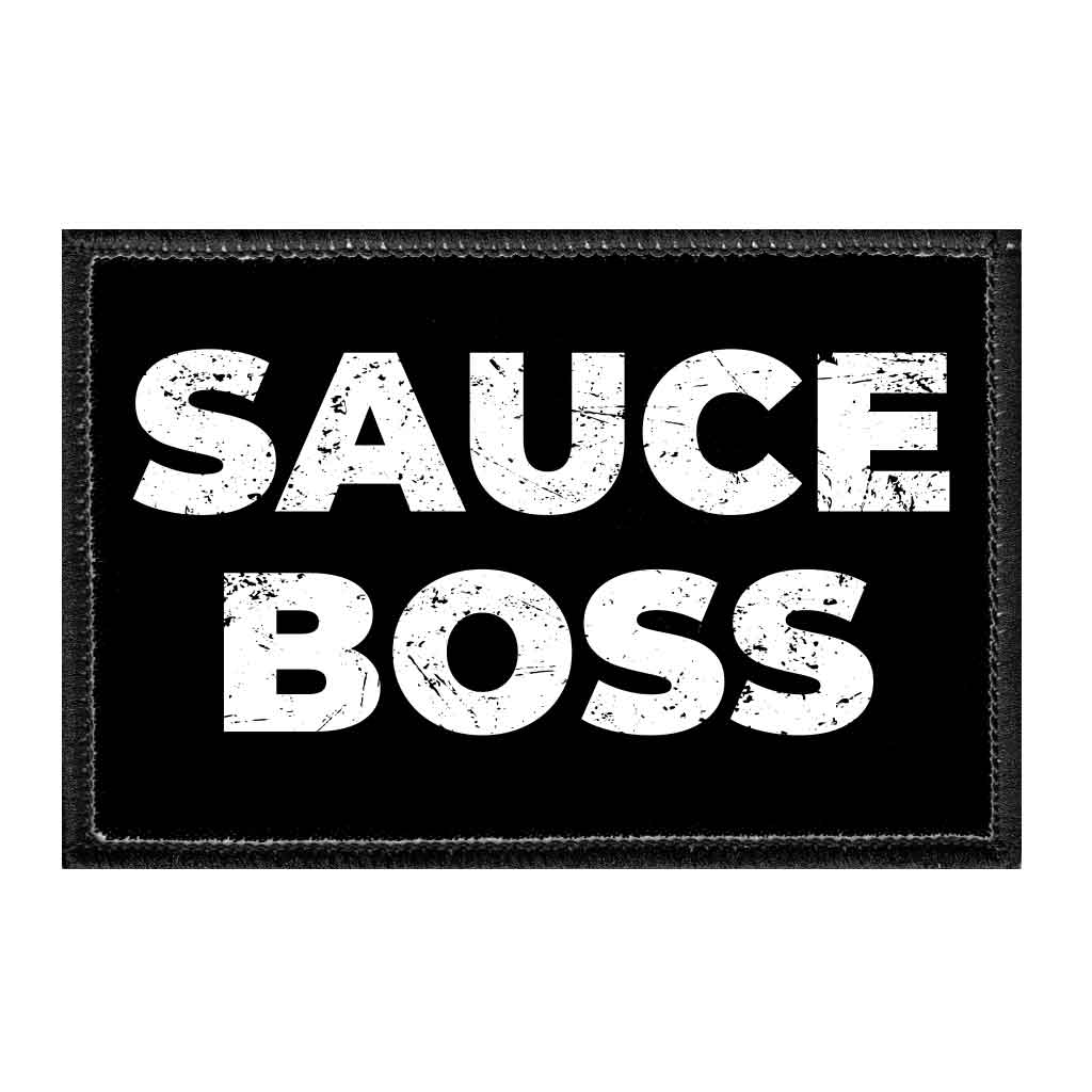 Sauce Boss - Removable Patch - Pull Patch - Removable Patches For Authentic Flexfit and Snapback Hats
