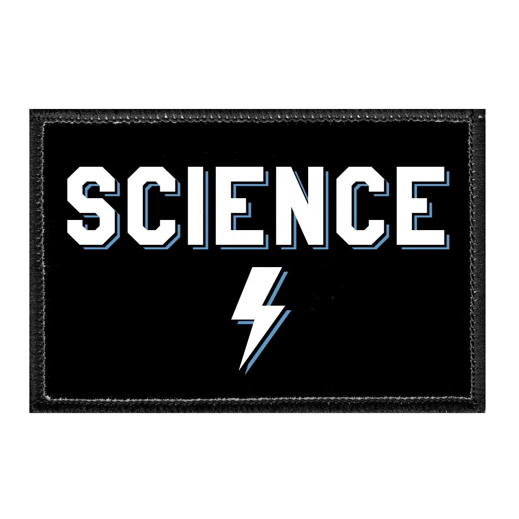 Science - Bolt - Removable Patch - Pull Patch - Removable Patches For Authentic Flexfit and Snapback Hats