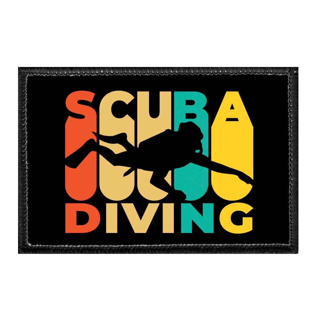 Scuba Diving - Removable Patch - Pull Patch - Removable Patches That Stick To Your Gear