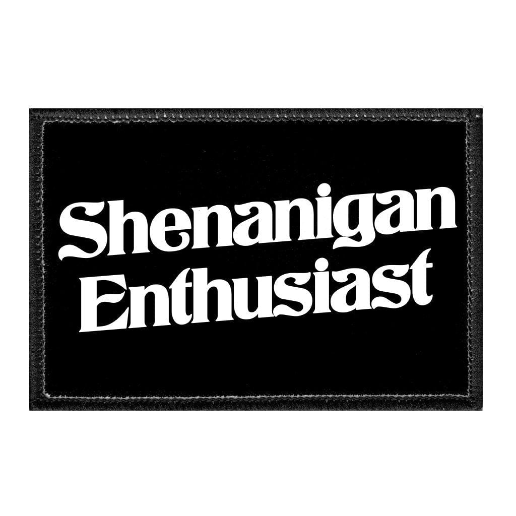 Shenanigans Enthusiast - Removable Patch - Pull Patch - Removable Patches For Authentic Flexfit and Snapback Hats