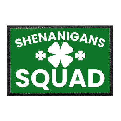 Shenanigans Squad - Removable Patch - Pull Patch - Removable Patches For Authentic Flexfit and Snapback Hats