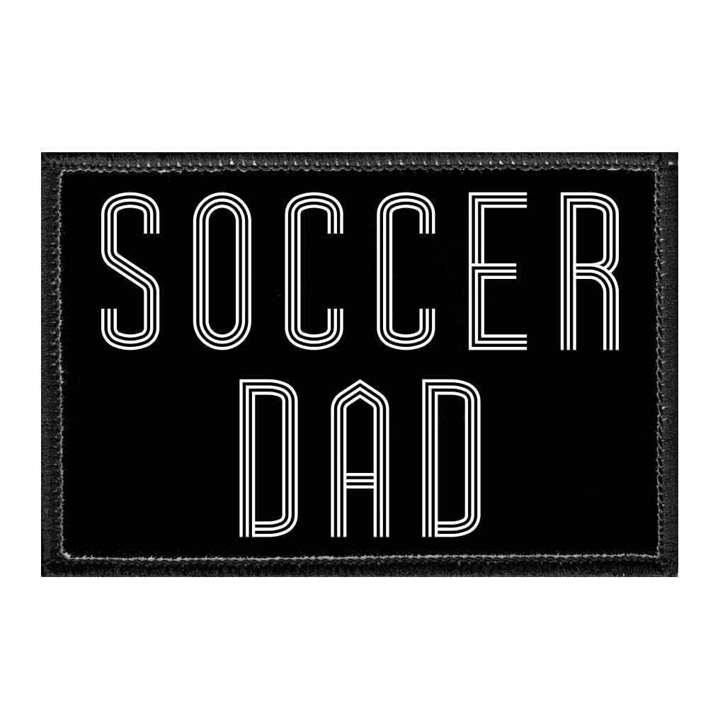 Soccer Dad - Removable Patch - Pull Patch - Removable Patches For Authentic Flexfit and Snapback Hats