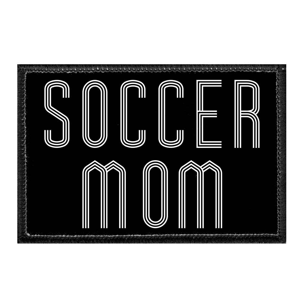 Soccer Mom - Removable Patch - Pull Patch - Removable Patches For Authentic Flexfit and Snapback Hats