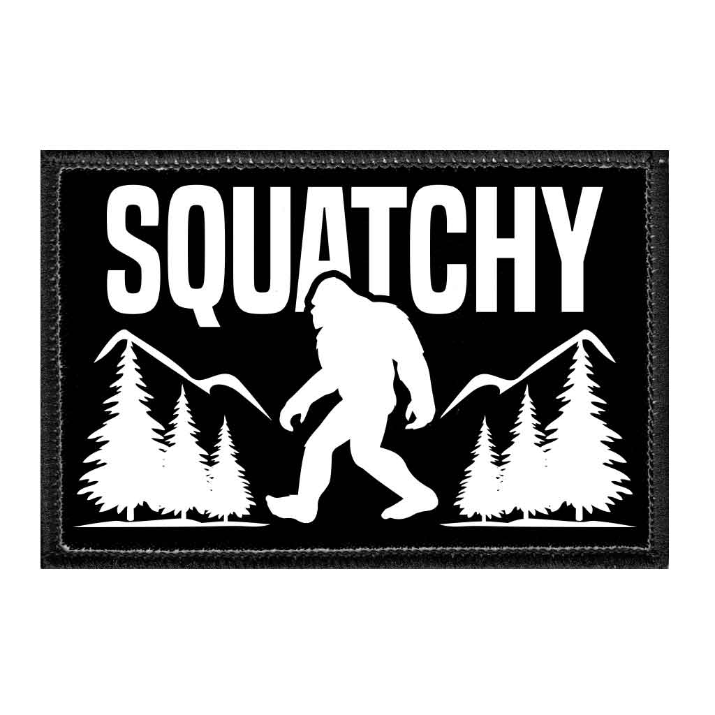 Squatchy - Removable Patch - Pull Patch - Removable Patches That Stick To Your Gear