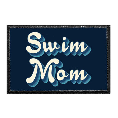 Swim Mom - Removable Patch - Pull Patch - Removable Patches For Authentic Flexfit and Snapback Hats