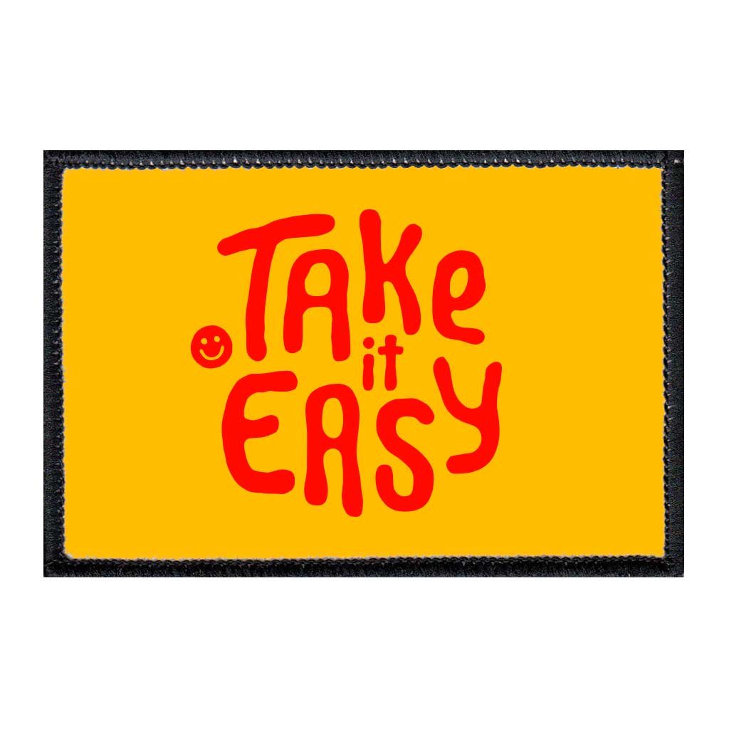 Take It Easy - Removable Patch - Pull Patch - Removable Patches For Authentic Flexfit and Snapback Hats