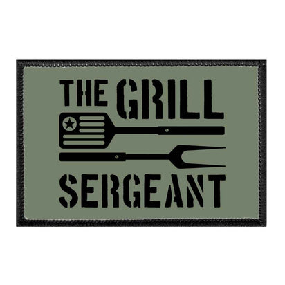 The Grill Sergeant - Removable Patch - Pull Patch - Removable Patches For Authentic Flexfit and Snapback Hats