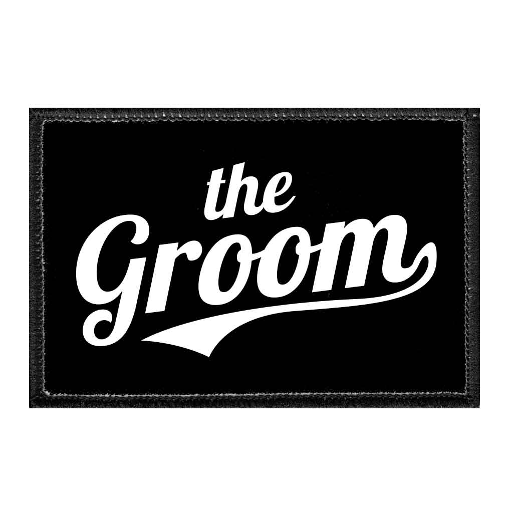 The Groom - Sports - Removable Patch - Pull Patch - Removable Patches For Authentic Flexfit and Snapback Hats