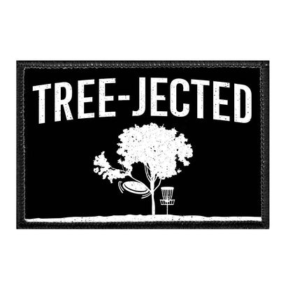 Tree-Jected - Disc Golf - Removable Patch - Pull Patch - Removable Patches For Authentic Flexfit and Snapback Hats