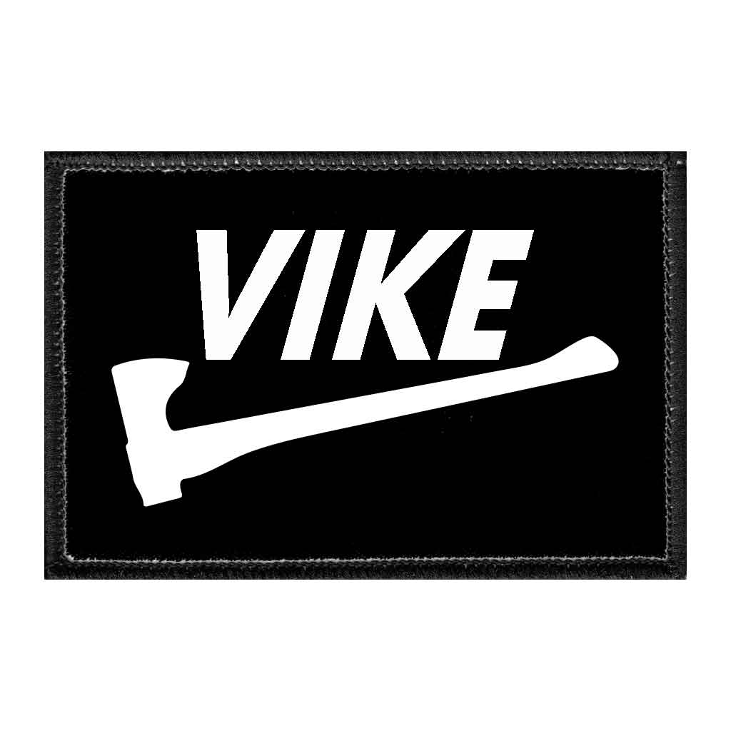 Vike - Viking Axe - Removable Patch - Pull Patch - Removable Patches That Stick To Your Gear