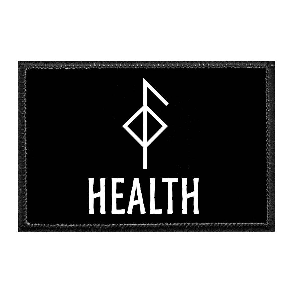 Viking Symbol - Health - Removable Patch - Pull Patch - Removable Patches That Stick To Your Gear