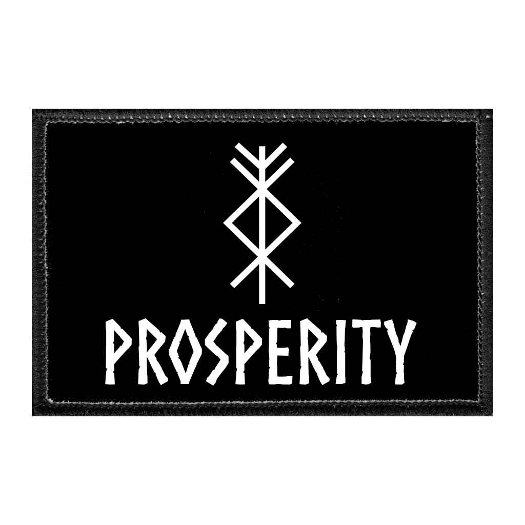 Viking Symbol - Prosperity - Removable Patch - Pull Patch - Removable Patches That Stick To Your Gear