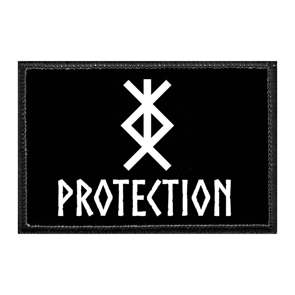 Viking Symbol - Protection - Removable Patch - Pull Patch - Removable Patches That Stick To Your Gear