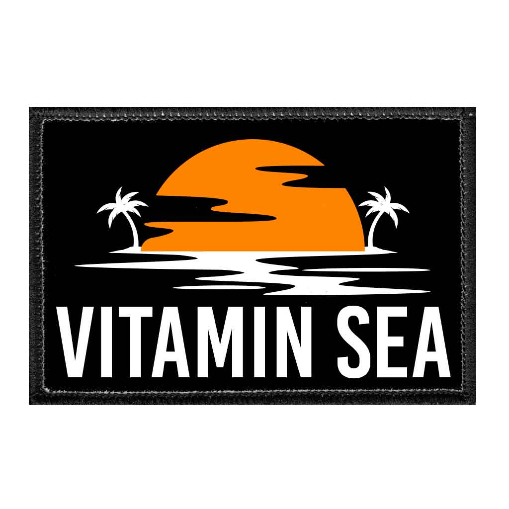 Vitamin Sea - Removable Patch - Pull Patch - Removable Patches For Authentic Flexfit and Snapback Hats