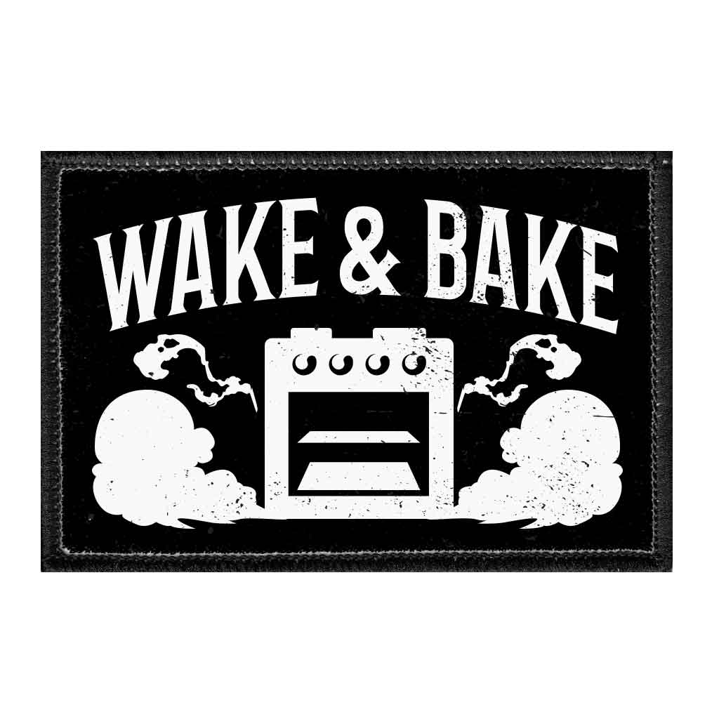 Wake & Bake - Thanksgiving - Removable Patch - Pull Patch - Removable Patches For Authentic Flexfit and Snapback Hats