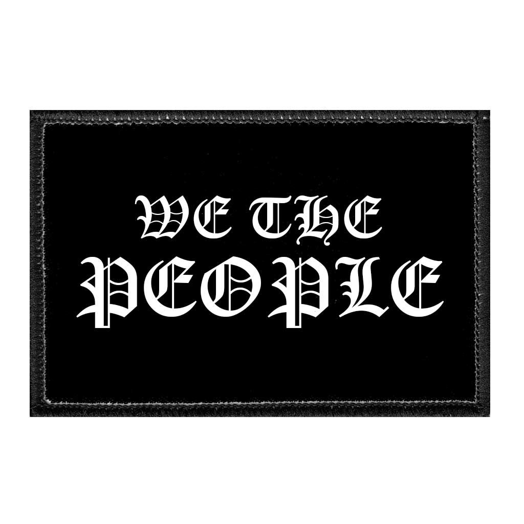 We The People - Removable Patch - Pull Patch - Removable Patches For Authentic Flexfit and Snapback Hats