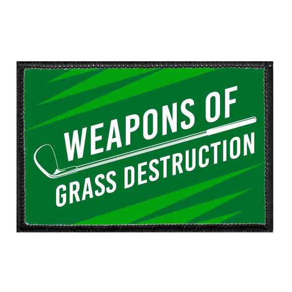 Weapons Of Grass Destruction - Removable Patch - Pull Patch - Removable Patches For Authentic Flexfit and Snapback Hats