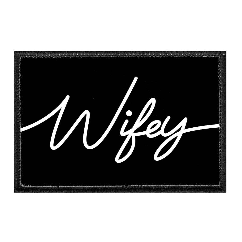 Wifey - Removable Patch - Pull Patch - Removable Patches For Authentic Flexfit and Snapback Hats