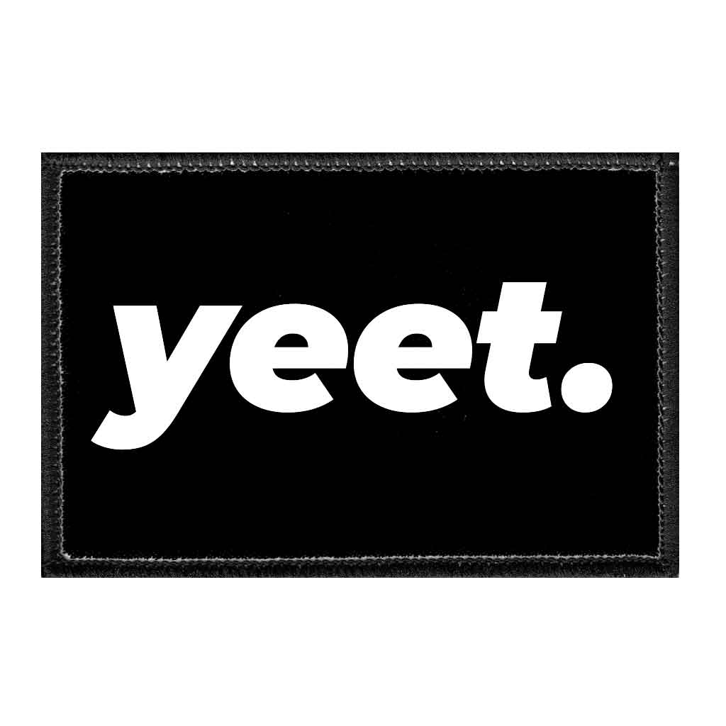 Yeet. - Removable Patch - Pull Patch - Removable Patches For Authentic Flexfit and Snapback Hats