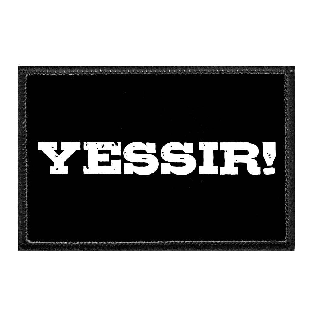 Yessir! - Removable Patch - Pull Patch - Removable Patches For Authentic Flexfit and Snapback Hats