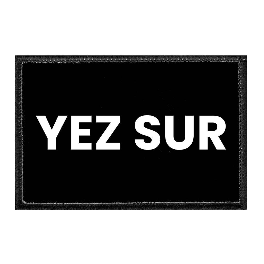 Yez Sur - Removable Patch - Pull Patch - Removable Patches For Authentic Flexfit and Snapback Hats