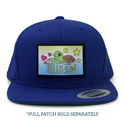 Youth Pro-Style Twill Pull Patch Hat By Snapback - Royal Blue